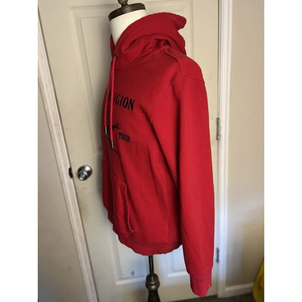 True Religion Hoodie Men's‎ Large Red